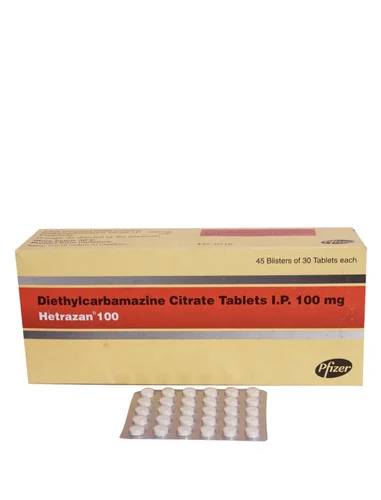 HETRAZAN 30TAB (Diethylcarbamazine 100mg)