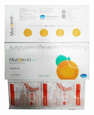 MUCOEND-600 10tabs (Acetylcysteine 600mg)