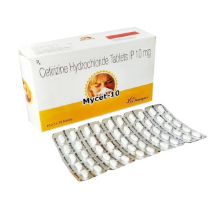MYCET-10 5x10 tablets (Cetirizine 10mg)
