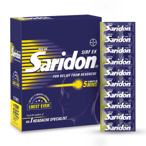 SARIDON 220tabs (Paracetamol 500mg, Caffeine anhydrous 50mg)