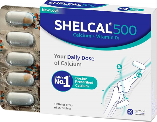 SHELCAL 15TAB (Calcium Vitamin D3 500)