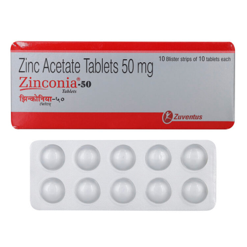 ZINCONIA DT 10TAB (Zinc acetate 50mg)