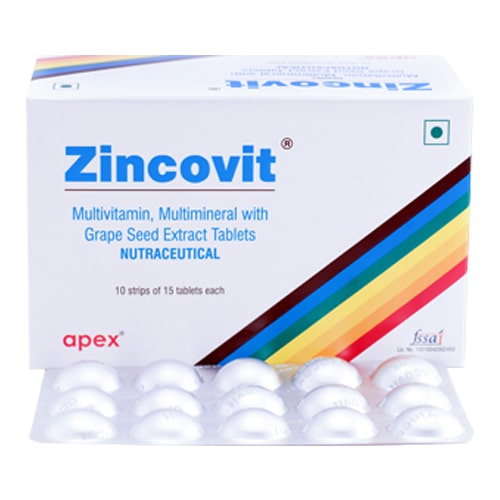 ZINCOVIT 15TAB (Multivitamin, Multimineral & Grape Seed Extract)