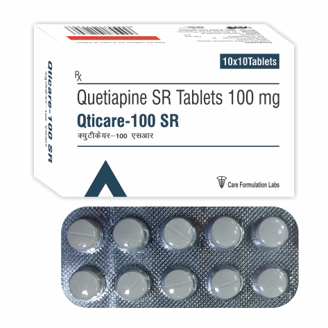 qticare-100-sQTICARE 100SR 10 TAB (Quetiapine 100mg)