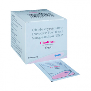 CHOLTRAN powder for oral suspension 20pcs (Cholestyramine 4mg)