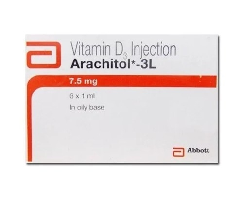 ARACHITOL 3L 6X1 ML INJECTION 7.5 MG (Vitamin D3 300000IU)