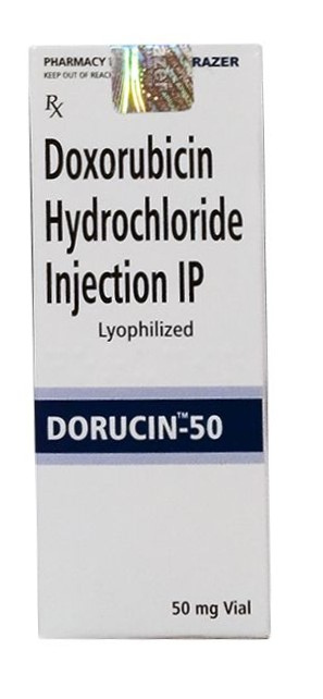 DORUCIN 1 VIAL (Doxorubicin hydrochloride 50mg) Injection