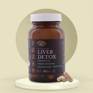 LIVER DETOX 60 capsules (Milk Thistle (Silymarin), Dandelion Root, NAC, Alpha Lipoic Acid, Turmeric, Ginger, Radish, Beet)