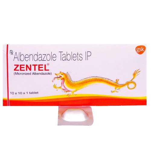 ZENTEL 10X10 tab (Albendazole 400mg)