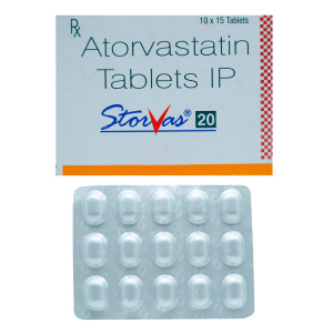 STORVAS 20, 15tab. (Atorvastatin 20mg)