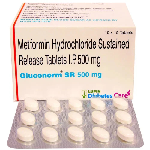 GLUCONORM SR 150TABLET (METFORMIN 500MG) (1)