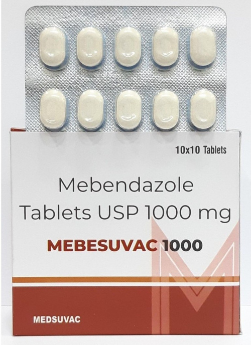 MEBESUVAC 1000MG (Mebendazole 1000mg) 10X10TAB