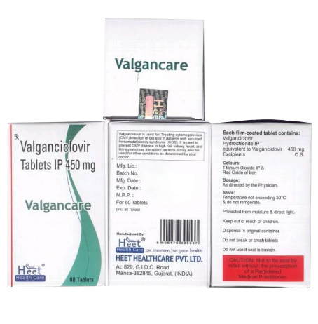 VALGANCARE 60TAB (valganciclovir 450MG)