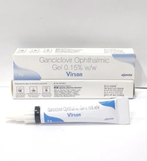 VIRSON OPHTHALMIC GEL 5GM (Ganciclovir -1.5mg)