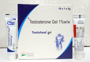 TESTOHEAL GEL 10pcs. (Testosterone 1%)