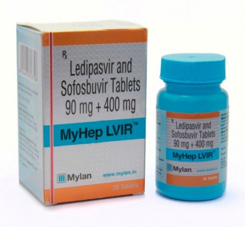 MYHEP LVIR 28 TAB (Ledipasvir 90mg + Sofosbuvir 400mg)