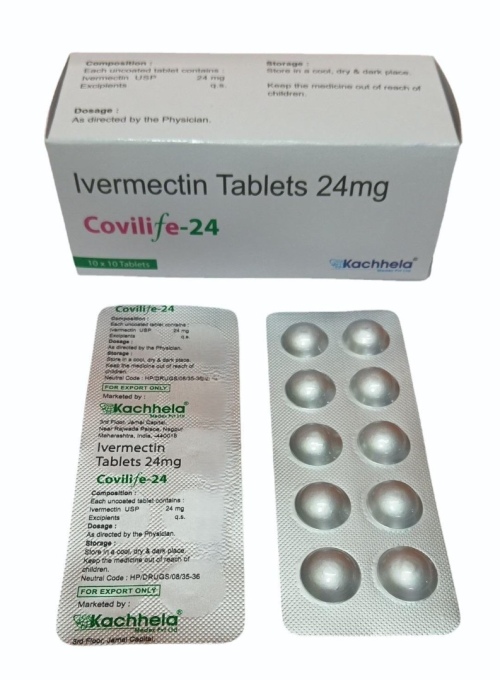 COVILIFE-24, 100TAB (Ivermectine Tablets 24Mg)