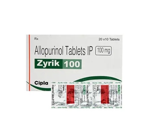 ZYRIK-100 20X10TAB (Allopurinol 100mg)