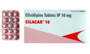 CILACAR-10 15 Tablets (Cilnidipine 10 mg)