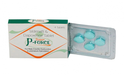 EXTRA SUPER P FORCE 4TAB (Sildenafil 100mg, Dapoxetine 100mg)