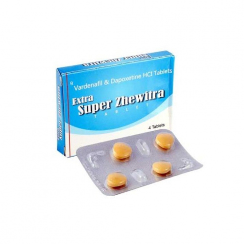 EXTRA SUPER ZHEWITRA 4TAB (Vardenafil 40mg, Dapoxetine 60mg)