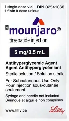 MOUNJARO 1 INJ (Tirzepatide 5mg)
