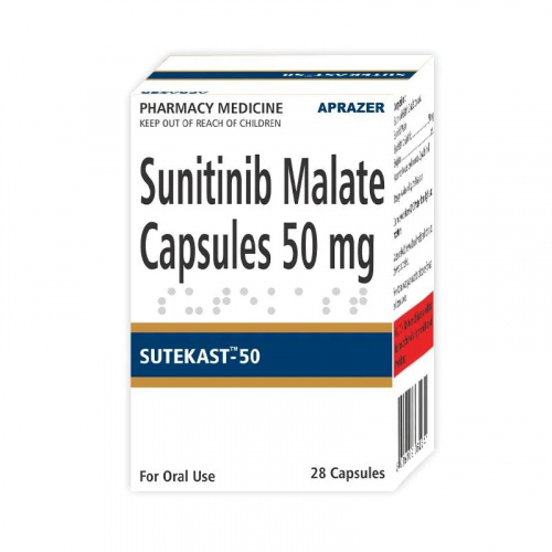 SUTEKAST 28CAP (Sunitinib 50 mg)
