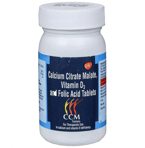 CCM 40TAB (Calcium Citrate Malate 250mg, Vitamin D3 100IU, Folic Acid 50mcg)