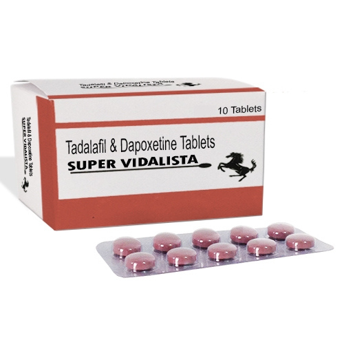 SUPER VIDALISTA 10TAB  (Tadalafil 20mg, Dapoxetine 60mg)