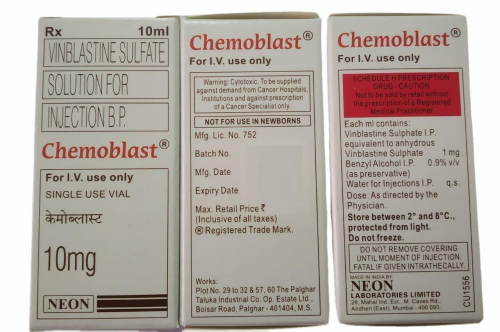 CHEMOBLAST 1inj 10ML (Vinblastine 10mg)