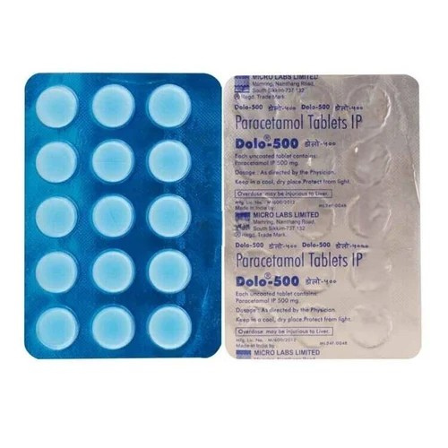 DOLO 500mg 2 (10X3X15TAB) (Paracetamol 500mg)