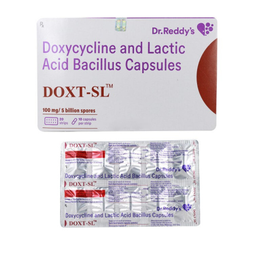 DOXT SL 10TAB (Doxycycline 100mg + Lactobacillus 5Billion Spores)