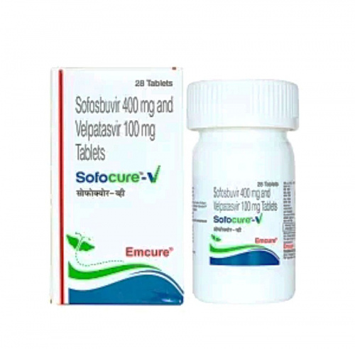 SOFOCURE V 28TAB (Sofosbuvir 400mg, Velpatasvir 100mg)