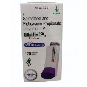 ESIFLO-250 1transhaler (Salmeterol 50mcg, Fluticasone Propionate 250mcg)