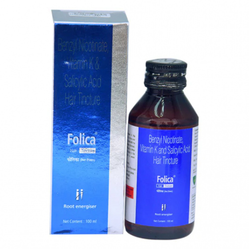 FOLICA 100ML (Benzyl Nicotinate Salicylic Acid IP, Alcohol IP, Vitamin K)